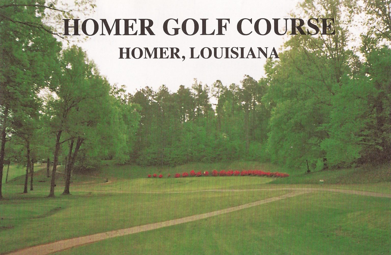 Homer Golf Course in Homer, LA Boom or Bust Byway